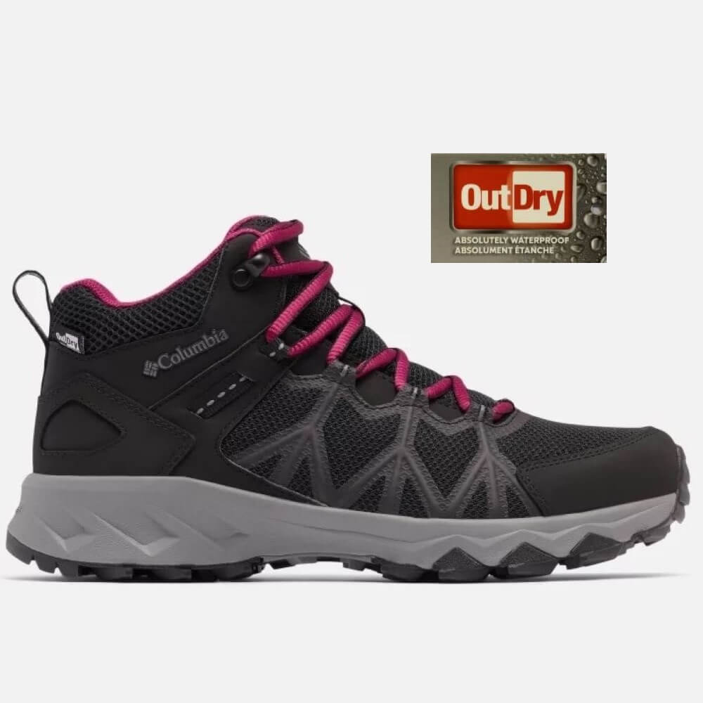 Columbia Women's Peakfreak™ II Mid Outdry™ Walking Boot Black, TI Grey Steel