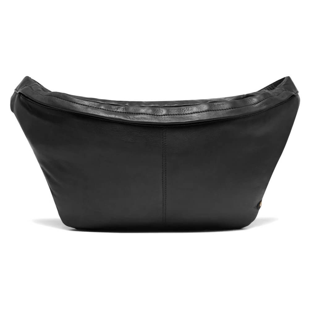 DEPECHE 15234 Chic Black Leather Bumbag