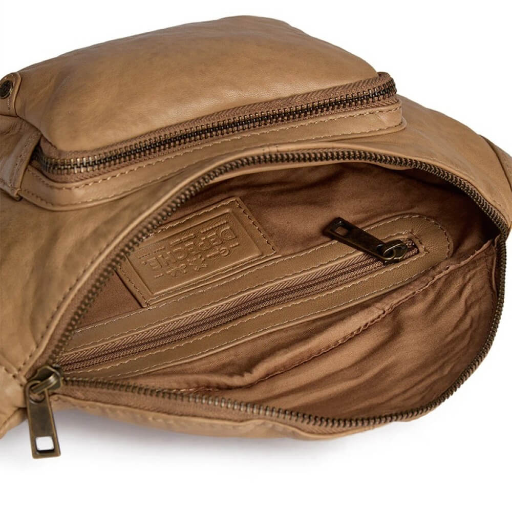 Depeche 13396 Leather Bumbag Camel