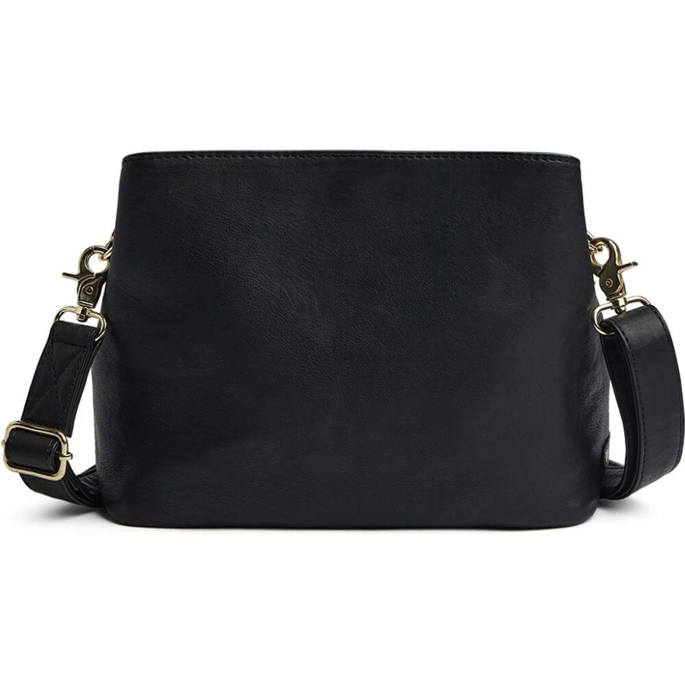 Depeche 17266 Black Leather Chic Crossover Bag