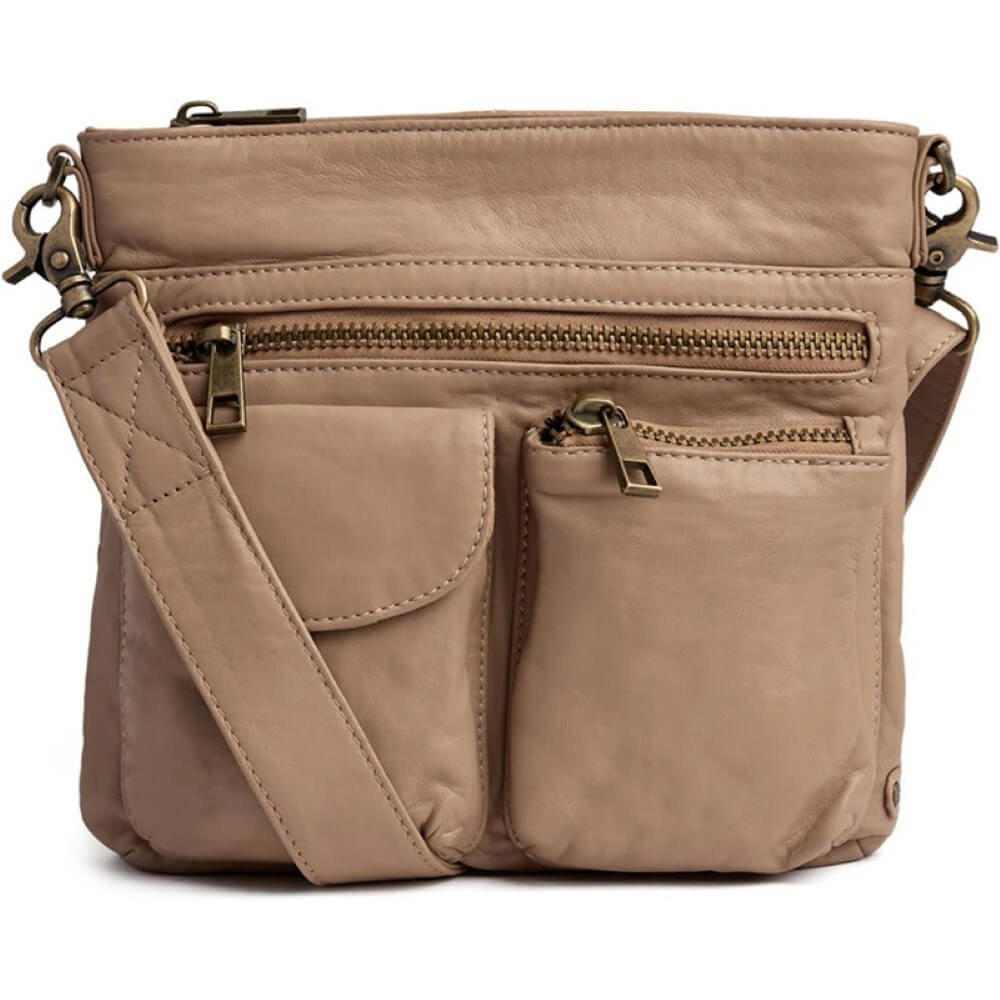 Depeche Leather Crossbody 15350-LATTE