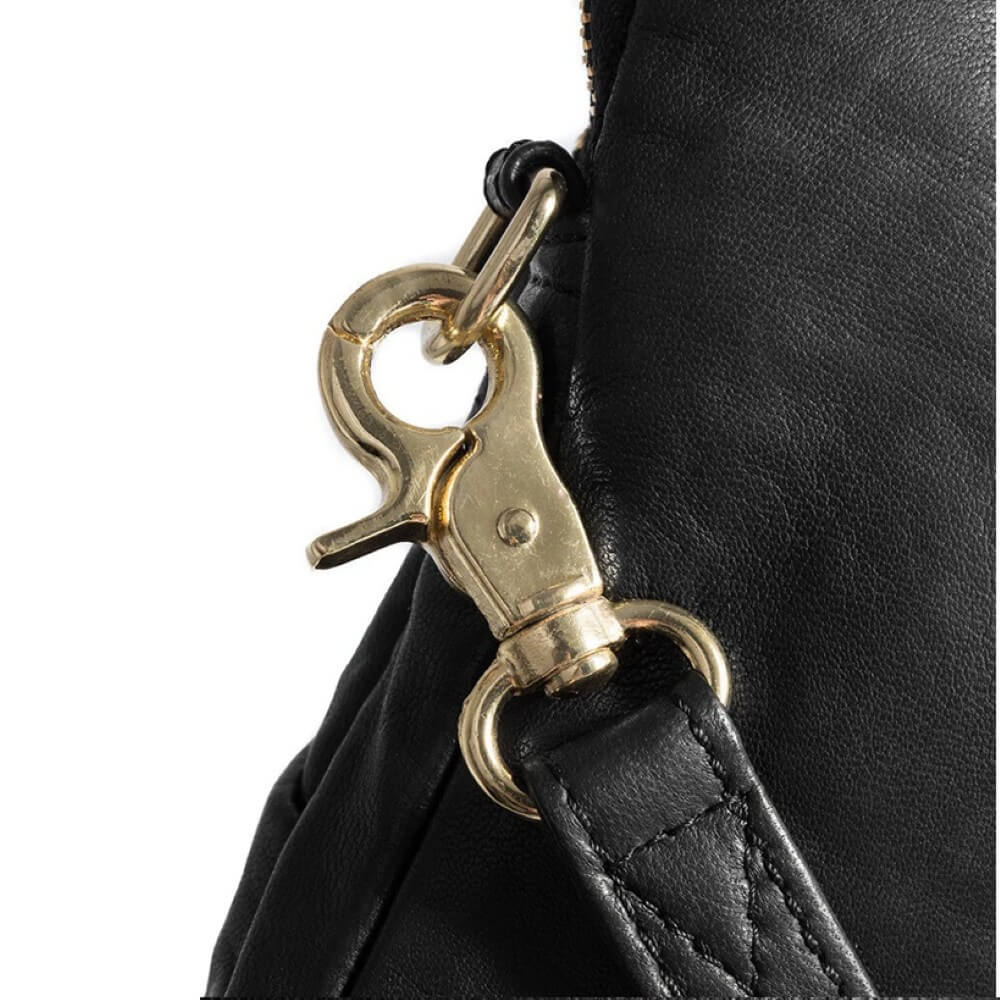 Depeche Leather Mobile Bag 14262-BLACK GOLD