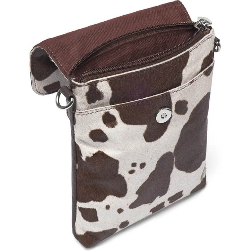 Depeche Leather Mobile Bag 16398 Cow Print