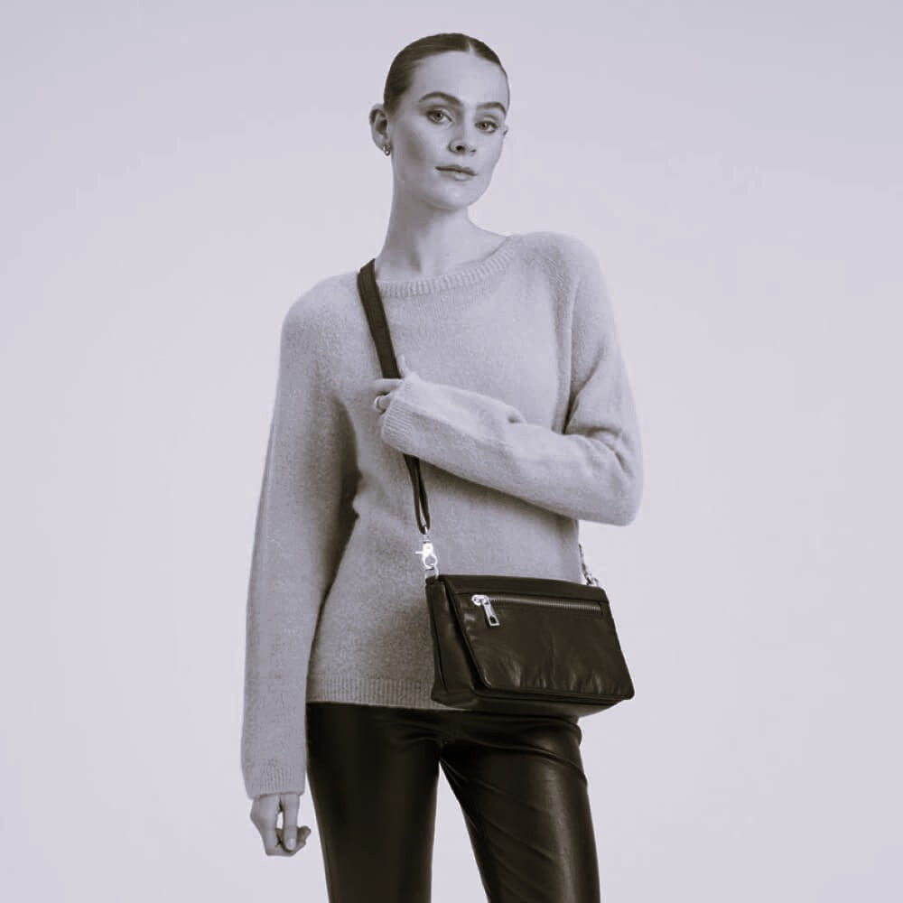 Depeche Powerfield Crossbody 17056 Cognac Leather