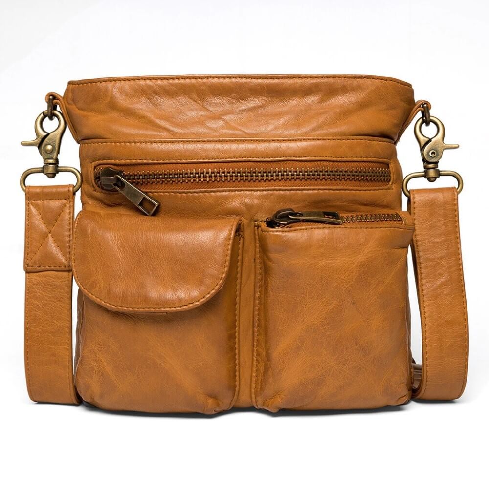 Depeche Leather Crossbody 15350-COGNAC