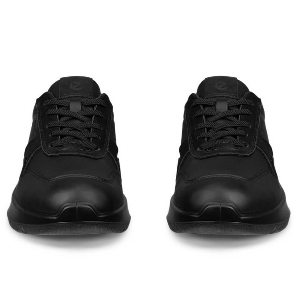 ECCO Valerie 239823 Black Leather Waterproof Trainer