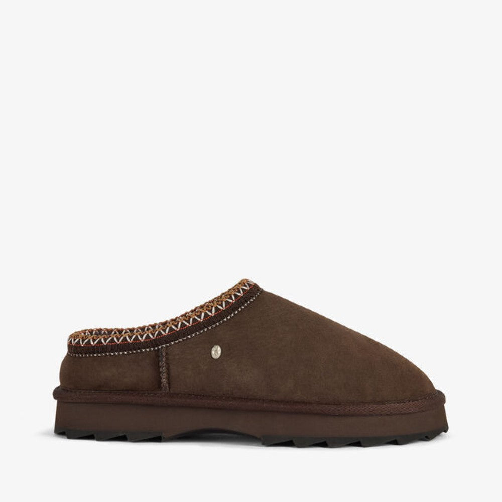 EMU Sharky Scuff Chocolate Brown Sheepskin Slippers