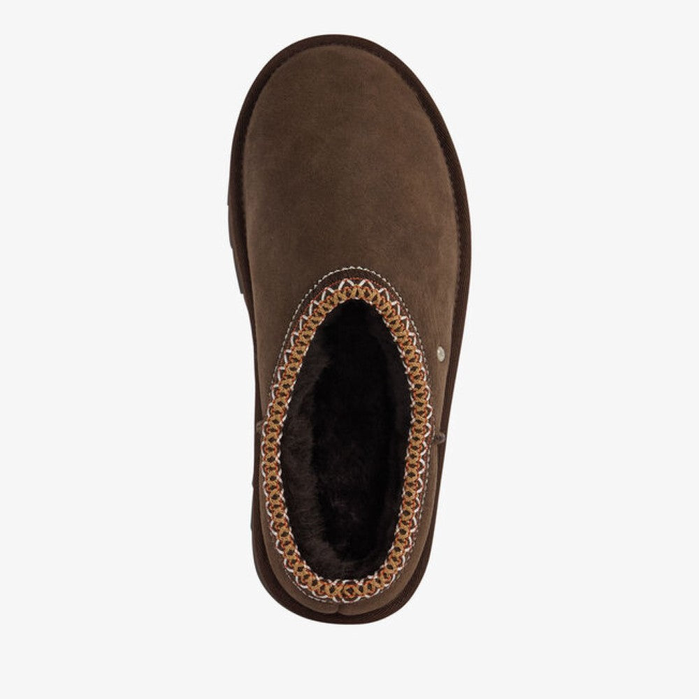 EMU Sharky Scuff Chocolate Brown Sheepskin Slippers