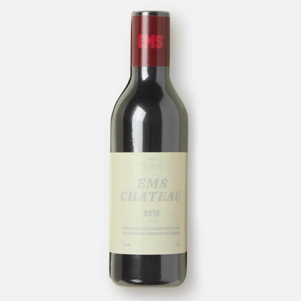 Pair of socks in a wine bottle