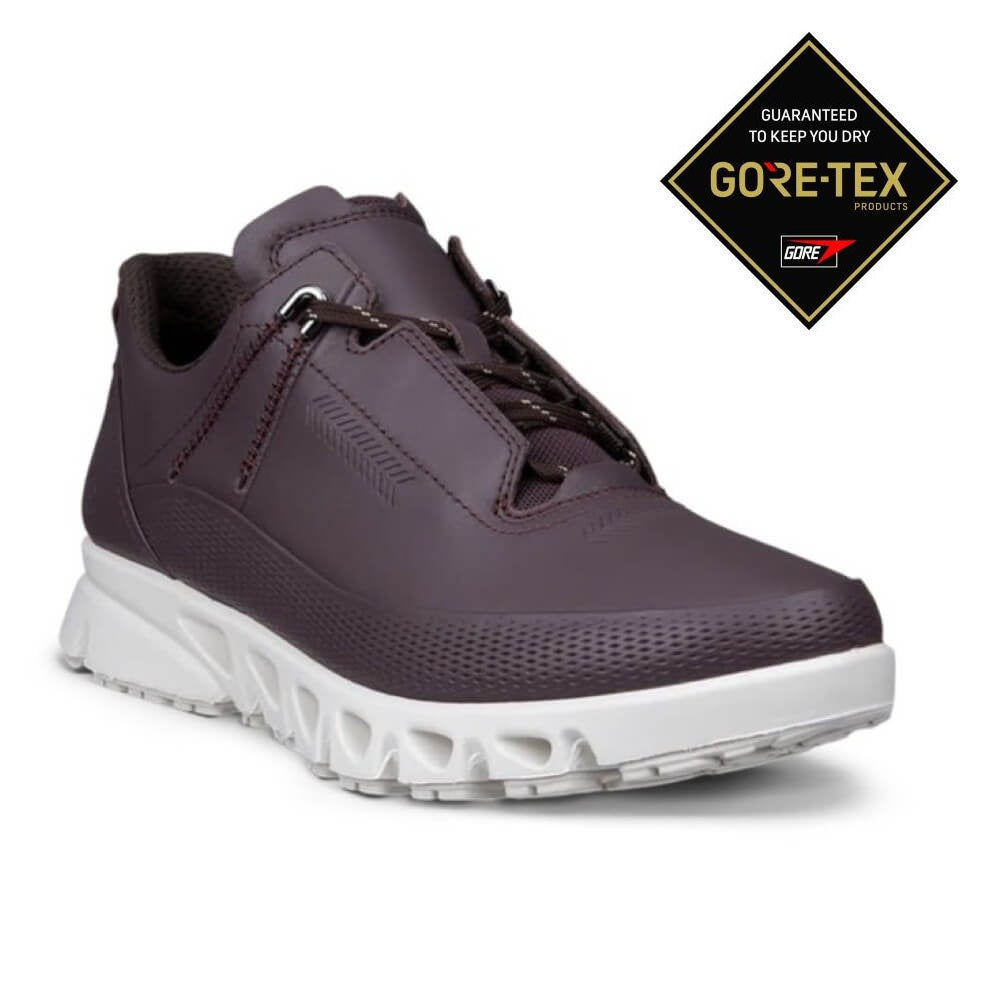 Ecco Multi-Vent 880123 Gore-Tex Walking Shoe Plum Leather