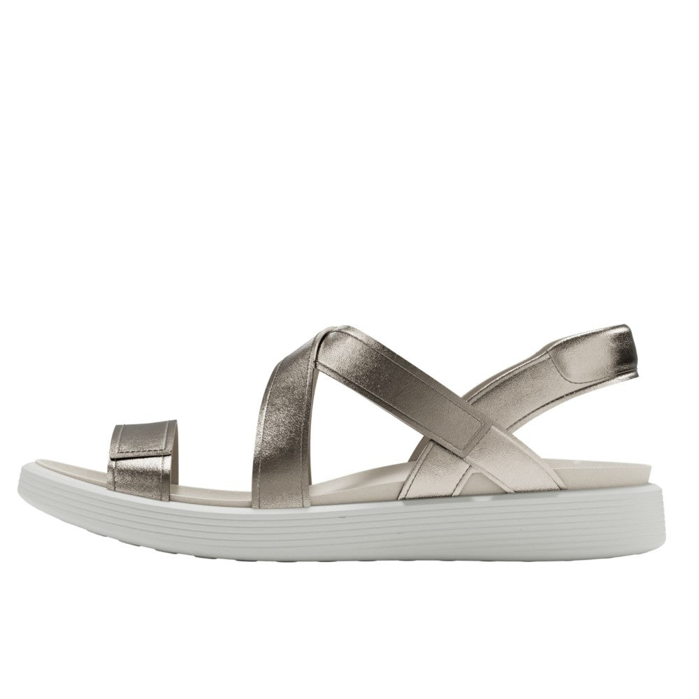Ecco Soft Sandal 238813 Pure Cashmere Metallic Leather