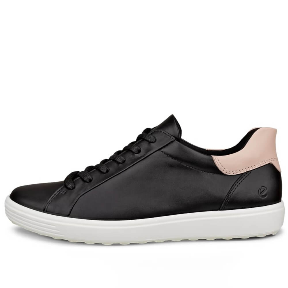 Ecco Soft 7 Sneaker 470843 Black/Rose Dust