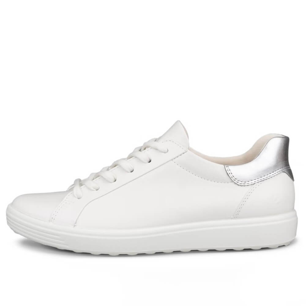 Ecco Soft 7 Sneaker 470843 White / Pure Silver