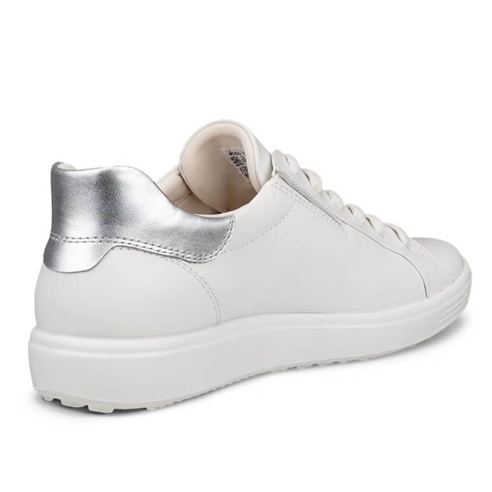 Ecco Soft 7 Sneaker 470843 White / Pure Silver