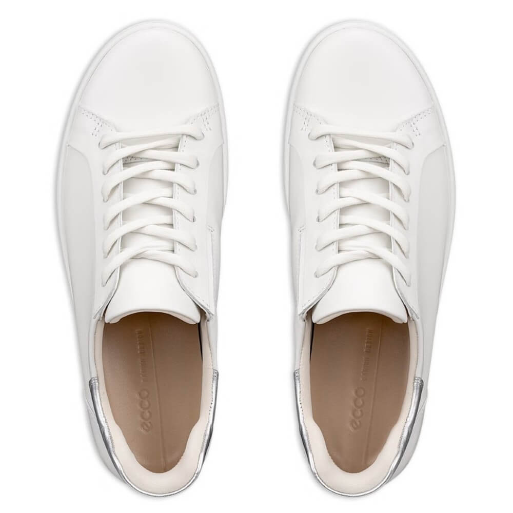 Ecco Soft 7 Sneaker 470843 White / Pure Silver