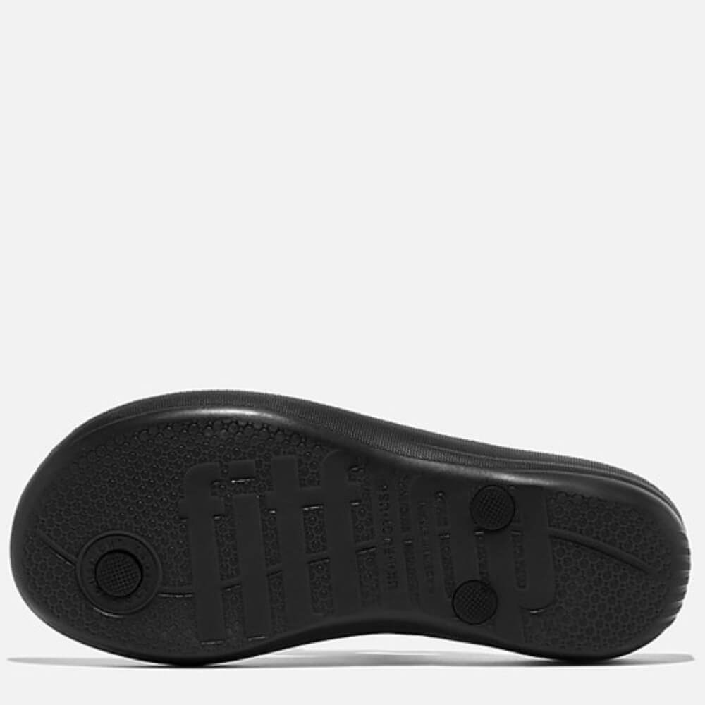 FitFlop iQUSHION Sparkle Toe-Posts-BLACK COMBI