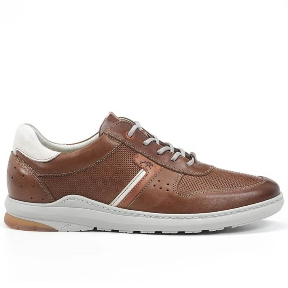 Fluchos Tan Leather gents Laced casual shoe