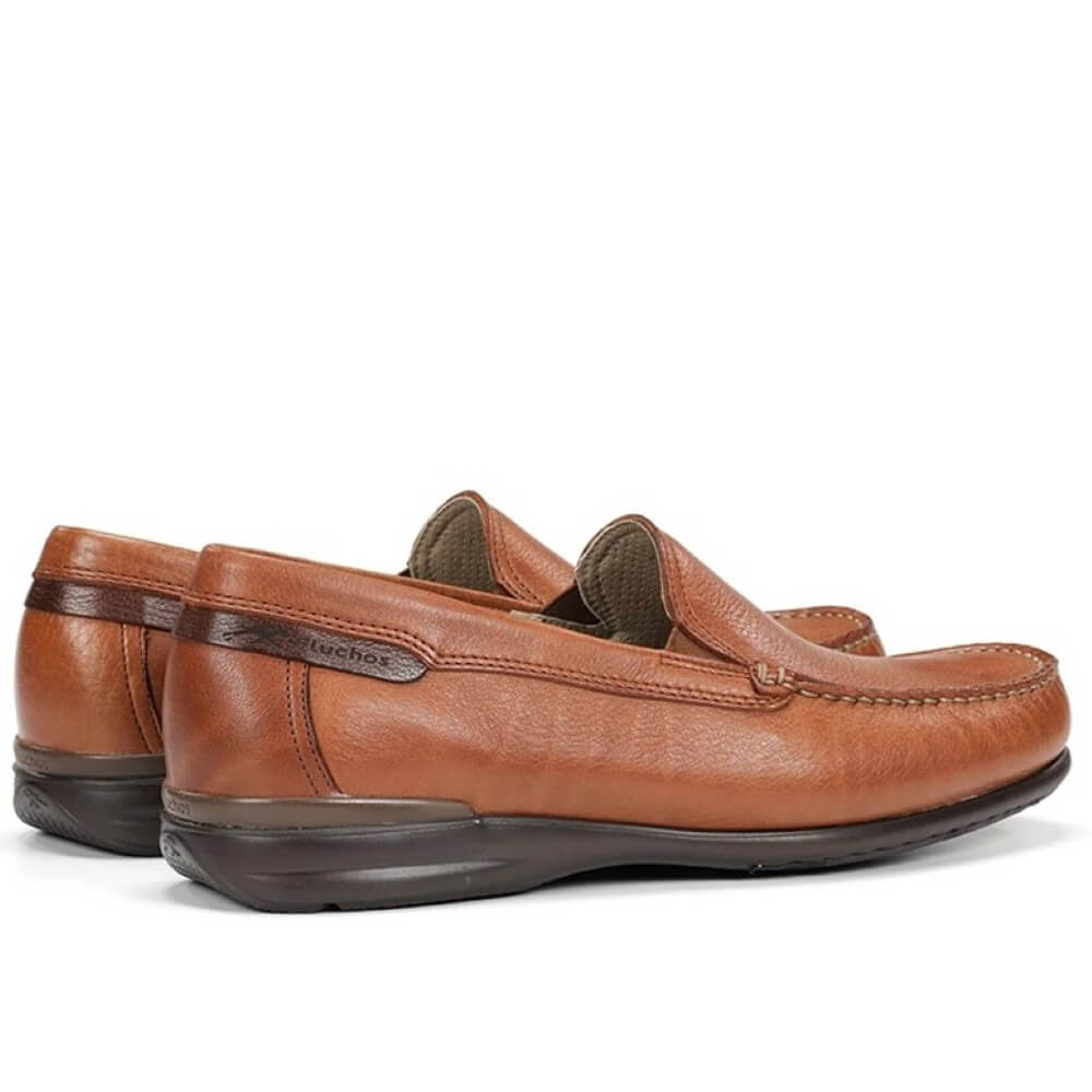 Fluchos Orion 8682 Leather Slip-on Loafer Tan