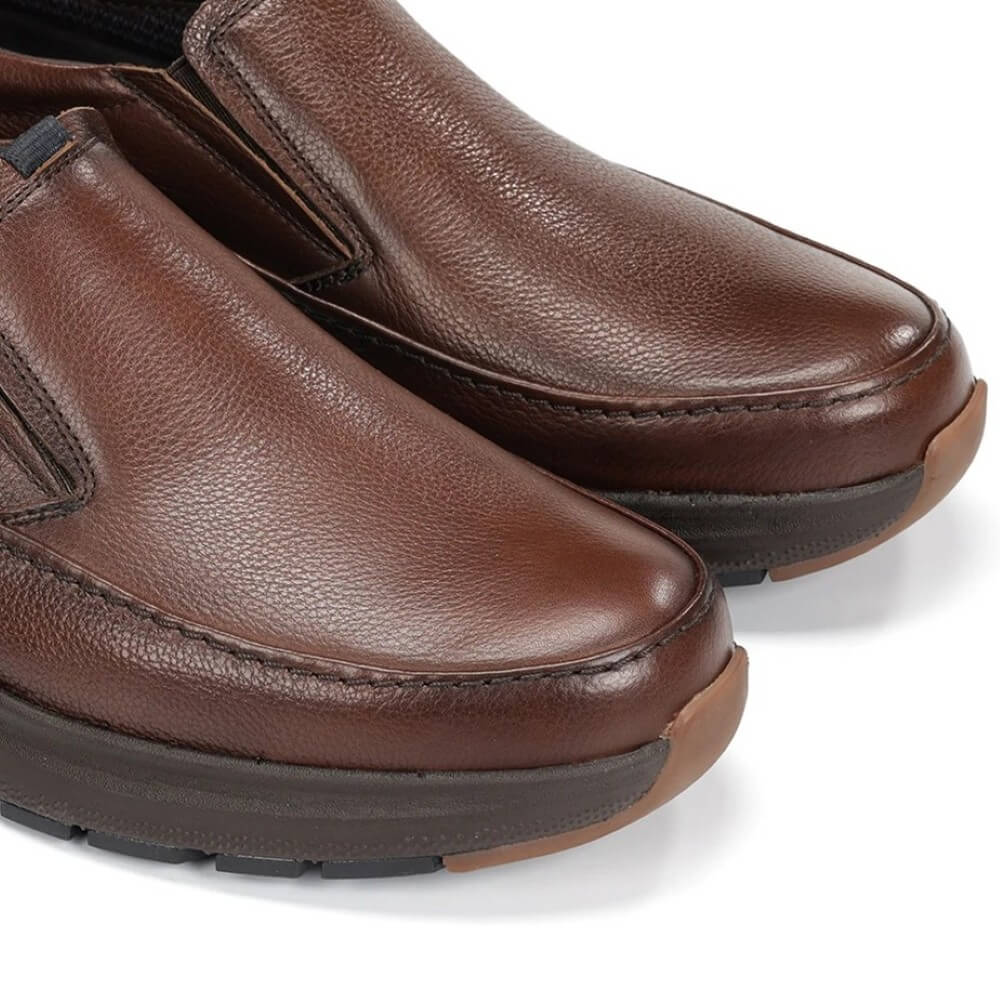 Fluchos Triton F2064 Waterproof Leather Slip-on Nut Brown
