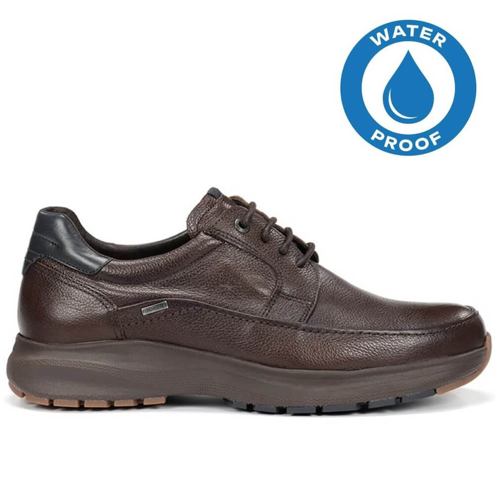 Fluchos Triton F2065 Waterproof Leather Laced Shoe Espresso