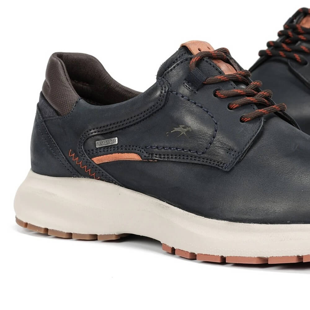 Fluchos Triton TEX F2067 Waterproof Leather Laced Shoe Navy