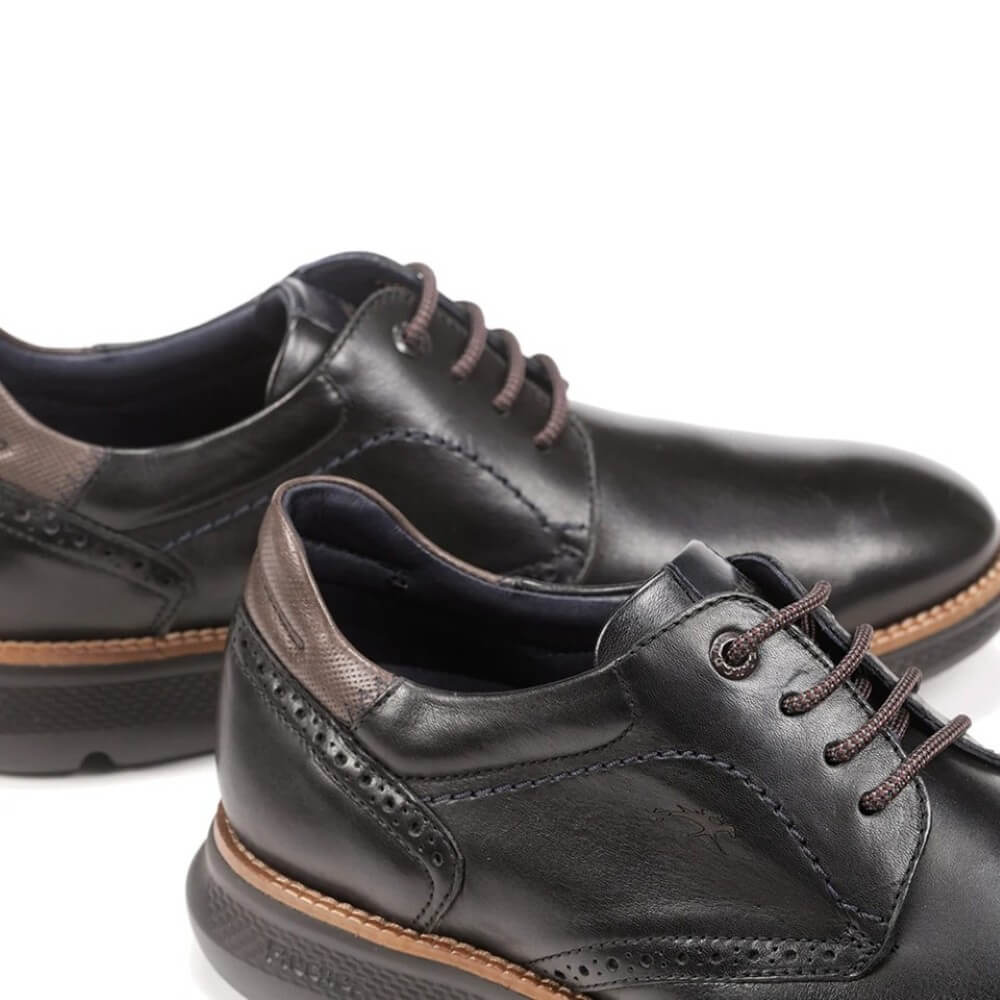 Fluchos William Leather Shoe F1351 Black