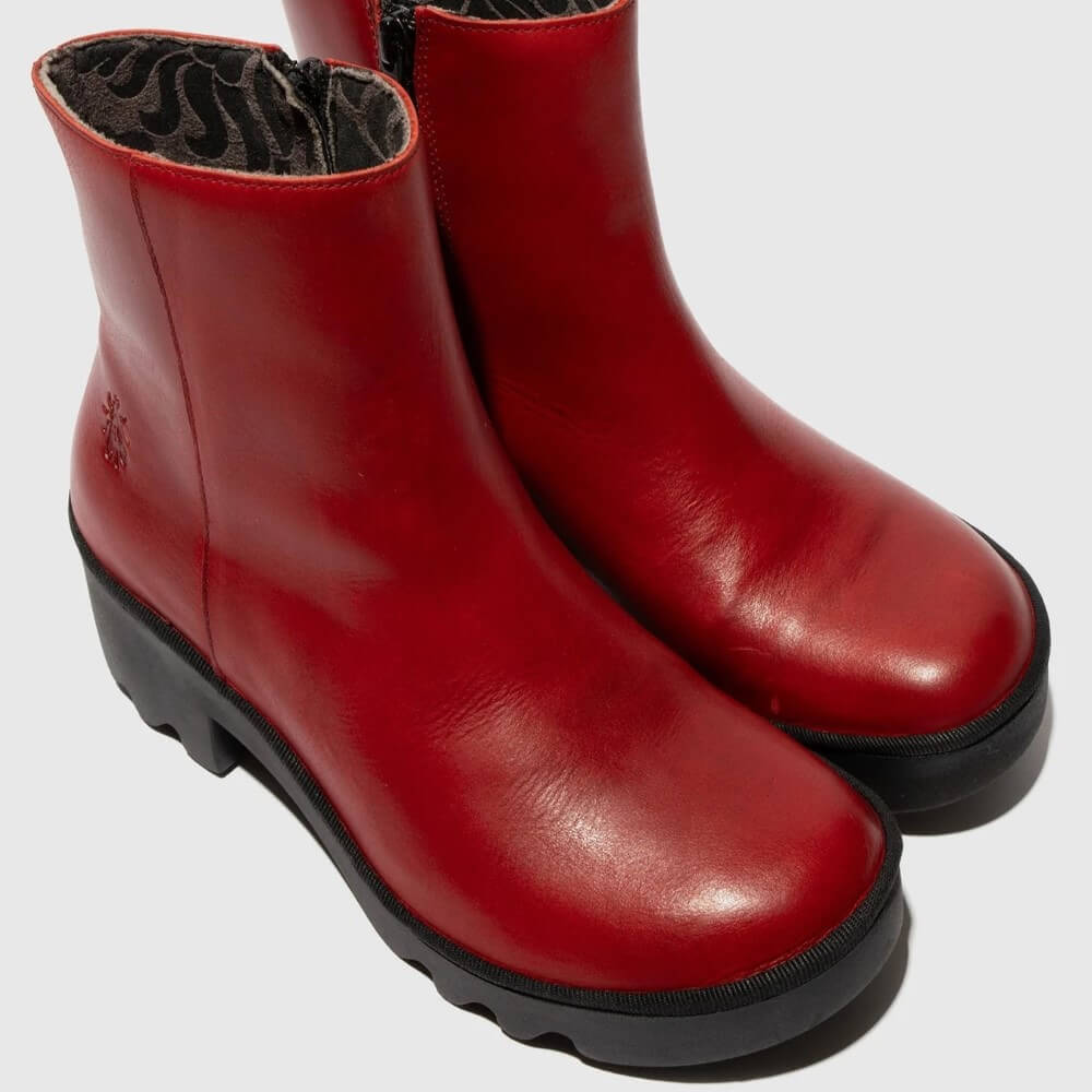Fly London TOOR513 FLY Ankle Boot-RED