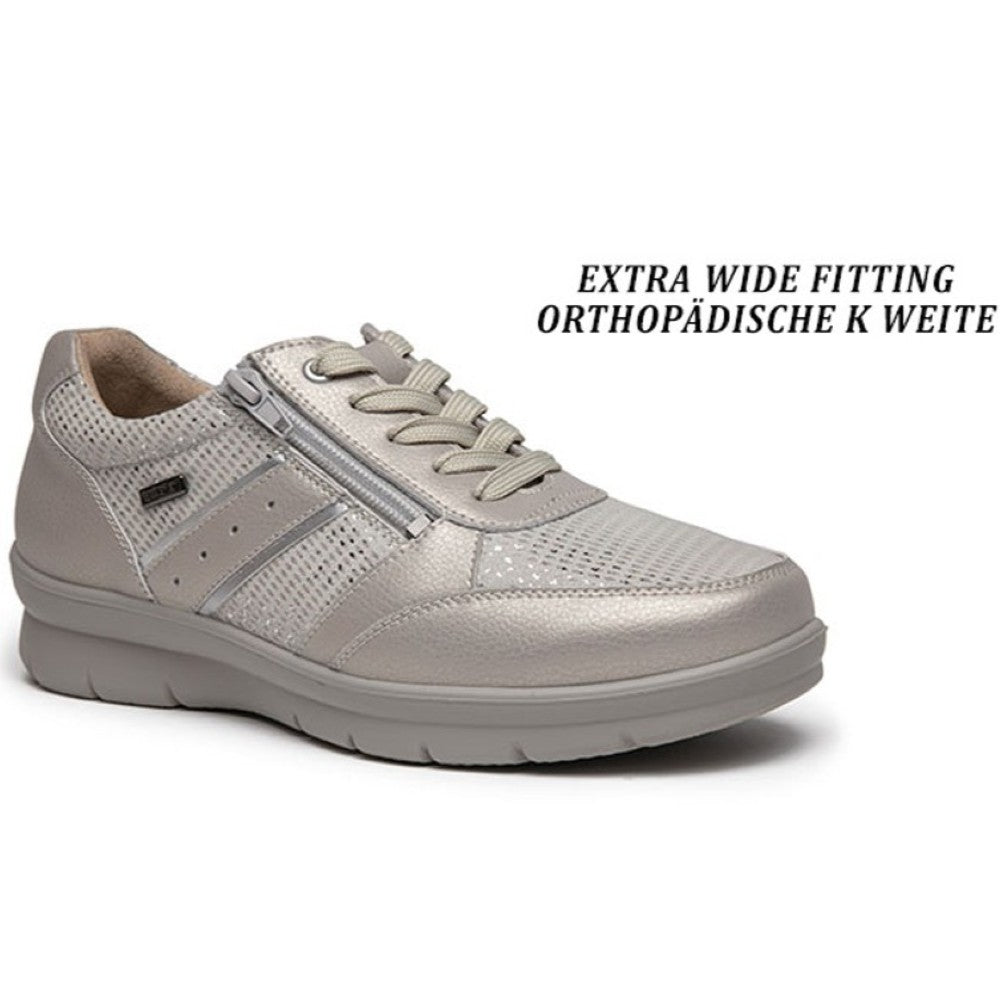 G Comfort Beige sneaker with a white background