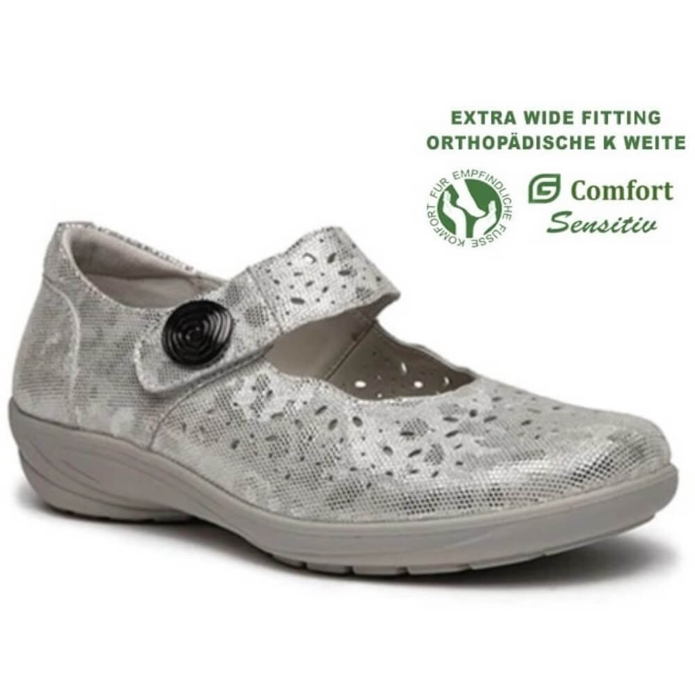 G Comfort P-9528WS Velcro-SILVER