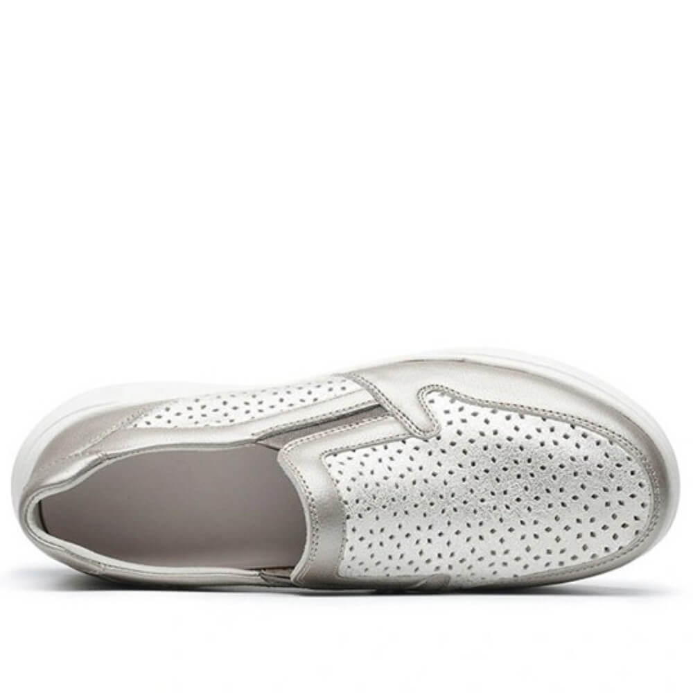 G Comfort Gold slip-on shoe with 'Ultra Light' text on a white background