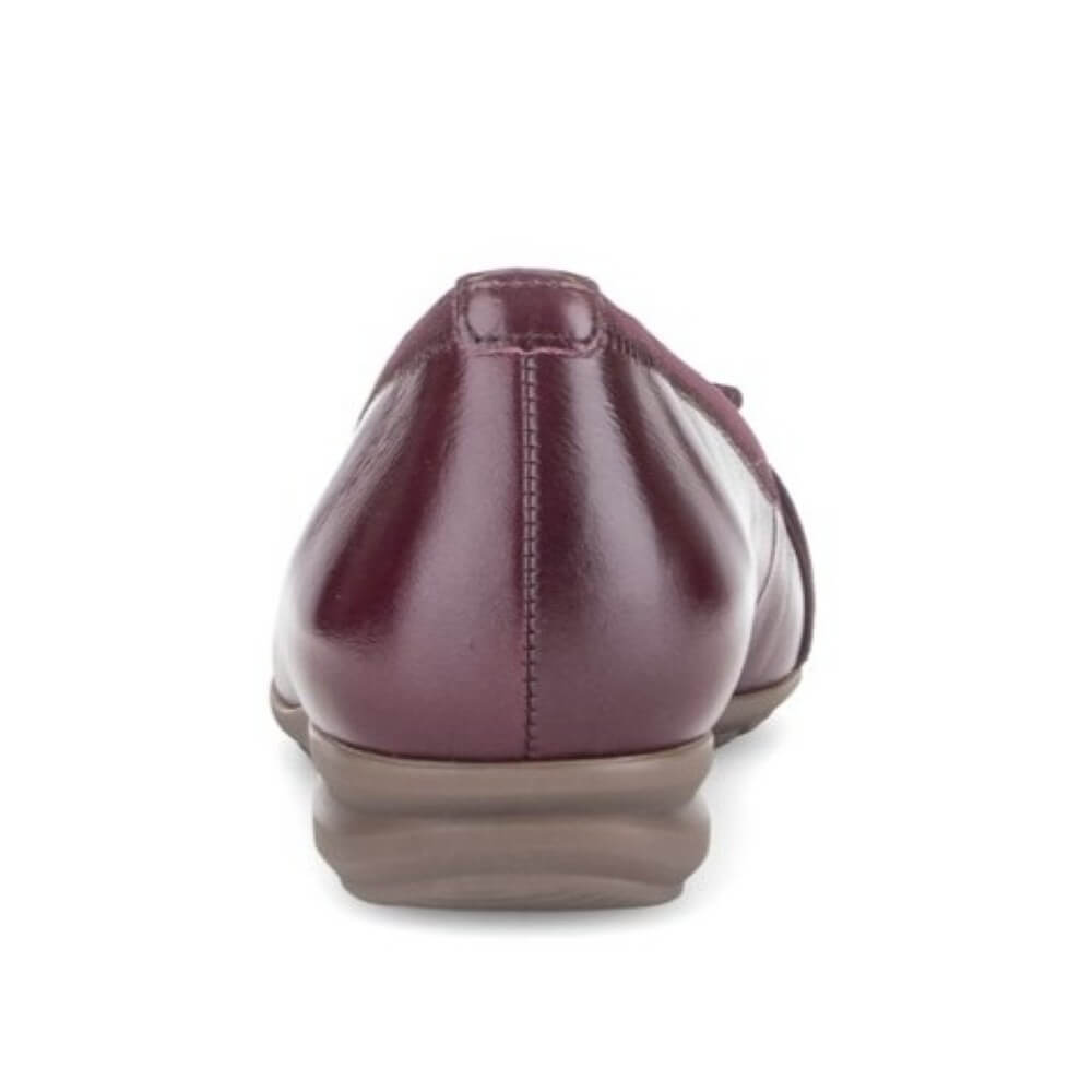 Gabor 3012.01 Forest Ballerina Pump Mulberry Patent Leather