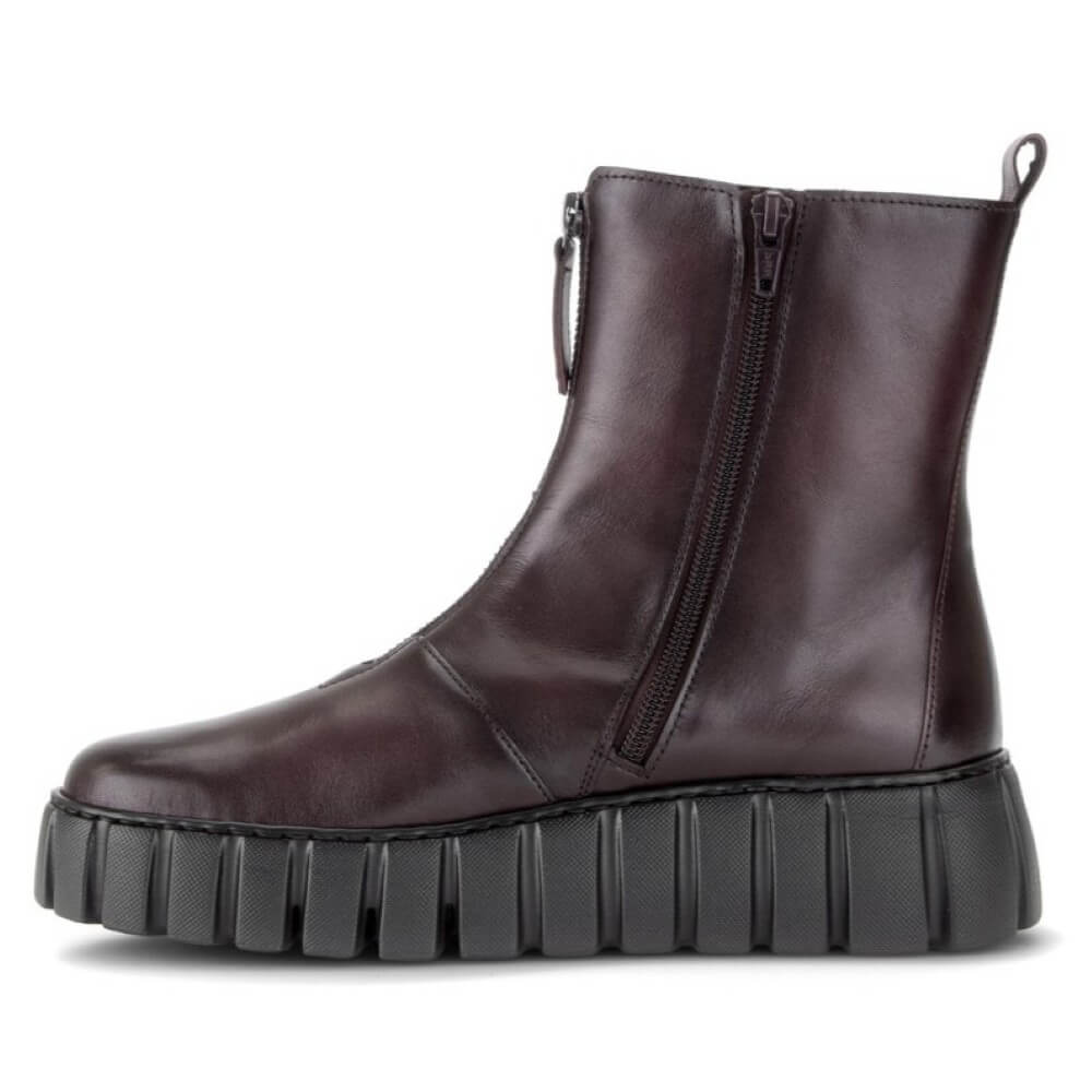 Gabor 8016.04 Shari Wine Leather Ankle Boot