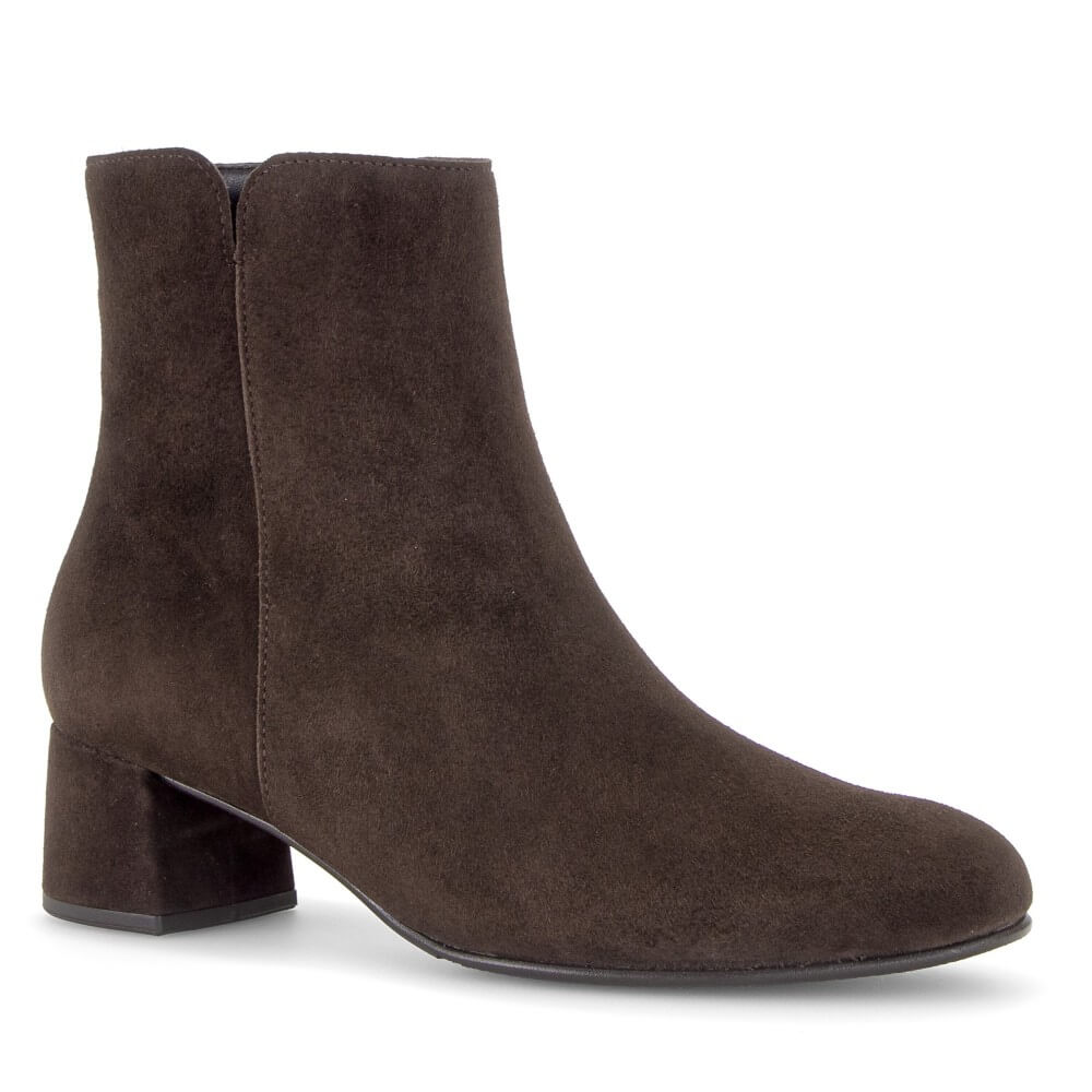 Gabor Abbey 8036.01 Mocca Brown Suede Ankle Boots