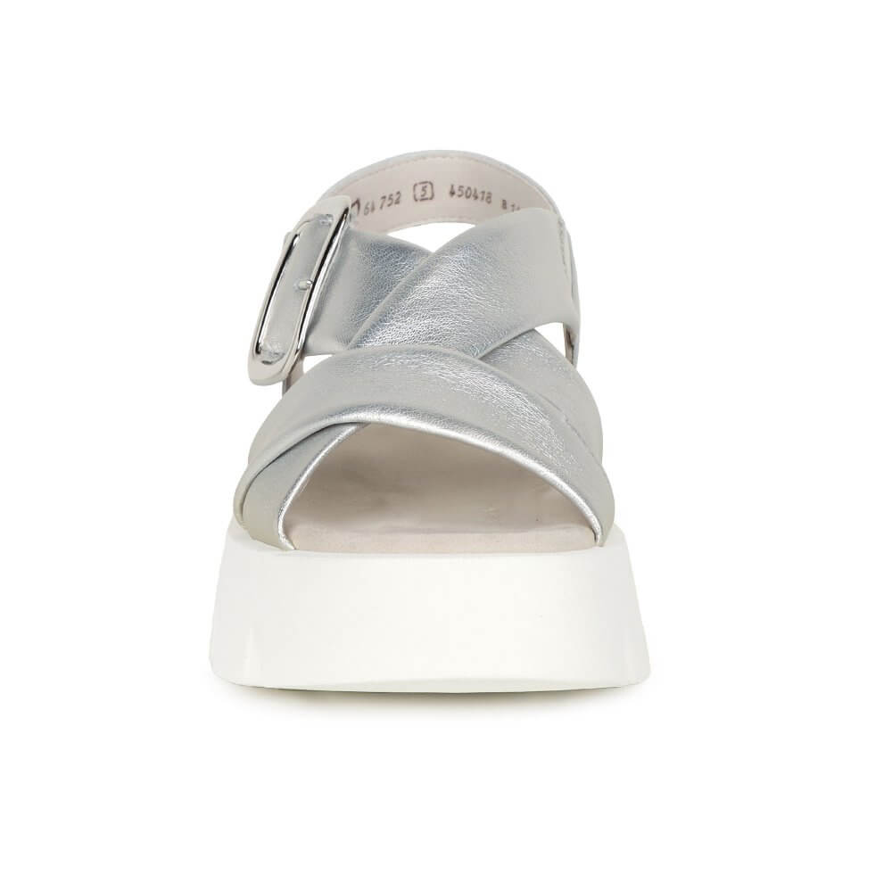Gabor Daphne Leather Sandal 64.752 -SILVER