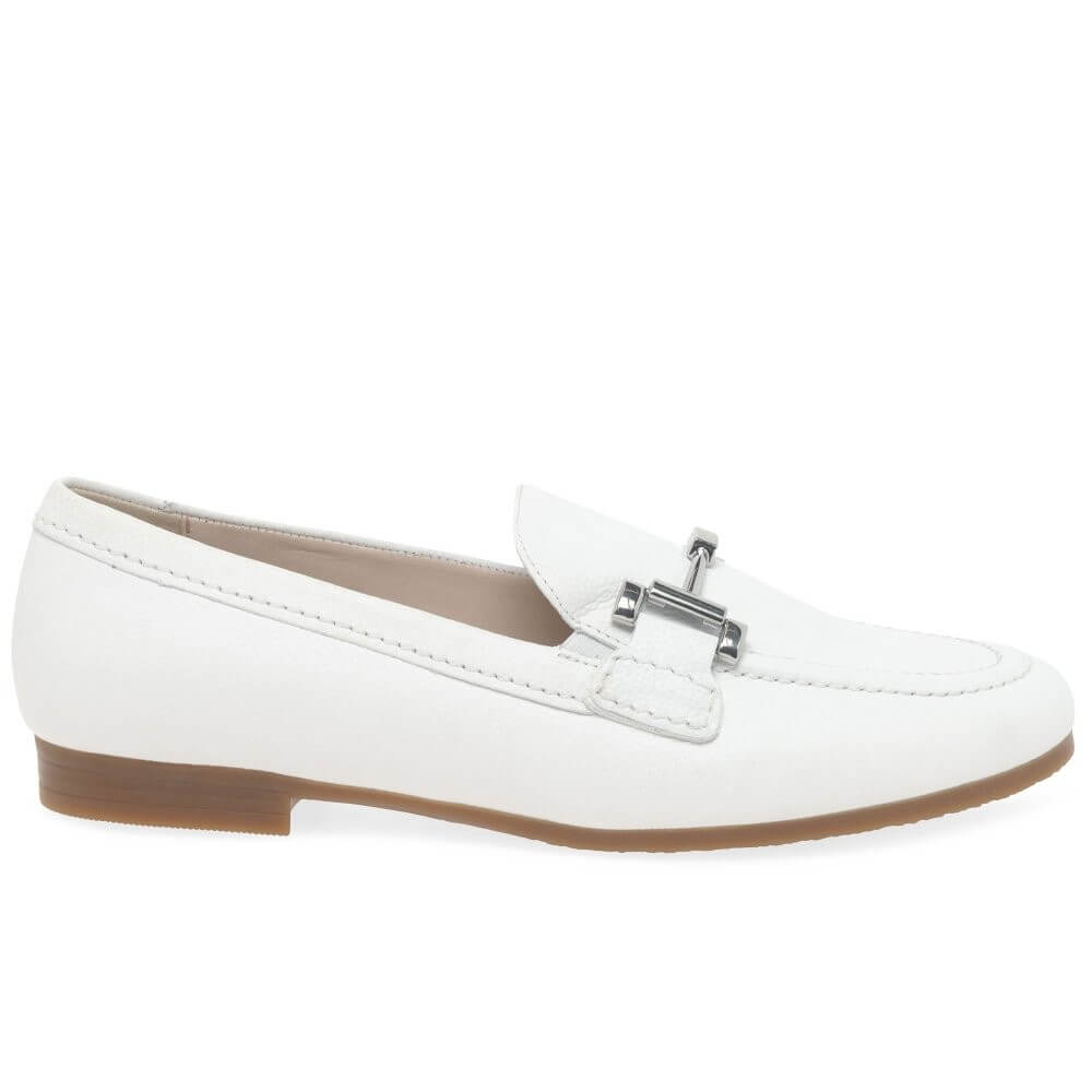 Gabor Destiny Leather Loafer 42.432 -WHITE