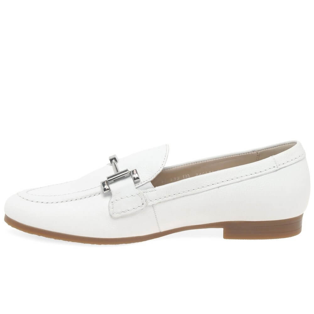 Gabor Destiny Leather Loafer 42.432 -WHITE