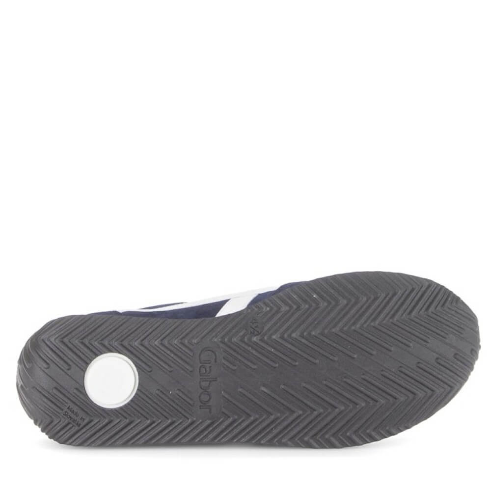 Gabor Globe 86.556 H Fit Leather Trainer Navy