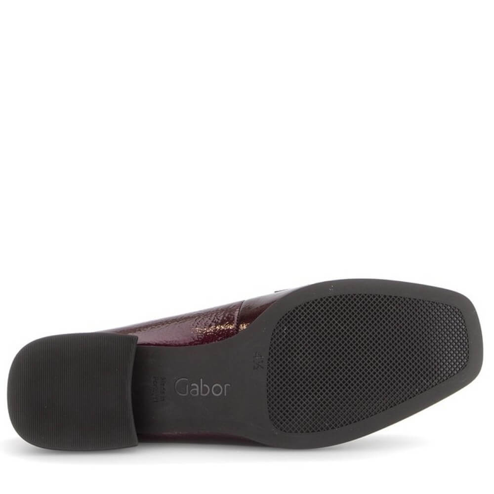 Gabor Great Loafers 4002.01 Mulberry Patent Leather