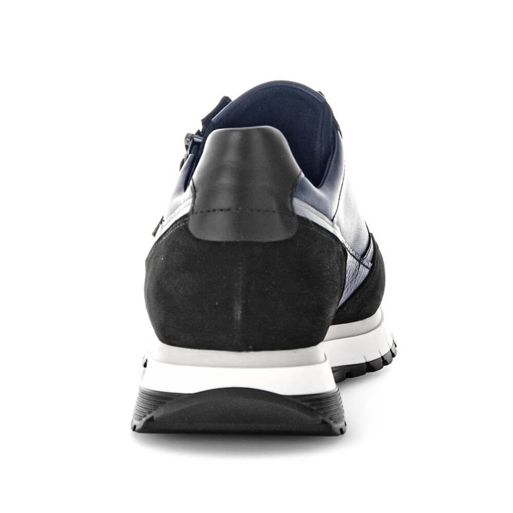 Blue and black sneaker with white sole on a white background Gabor Hollywell H Fit Laced 76.378