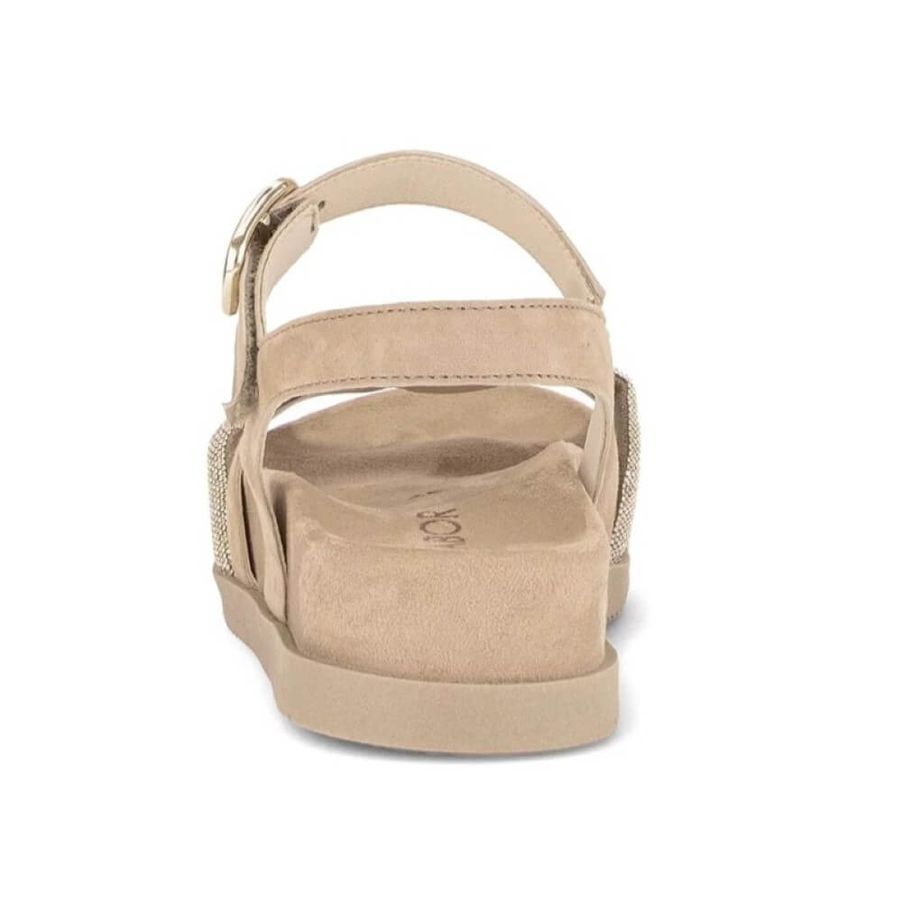 Gabor Lash 83.770 Sand Suede Leather Sandal