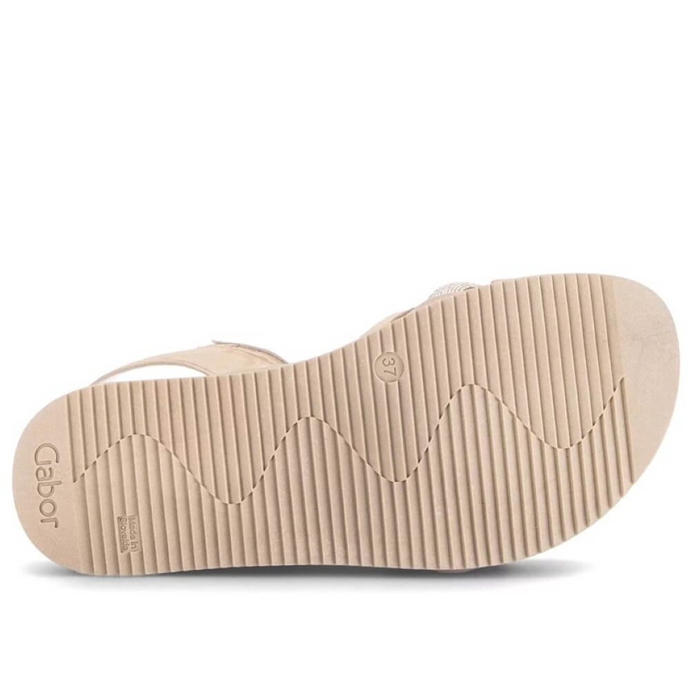 Gabor Lash 83.770 Sand Suede Leather Sandal