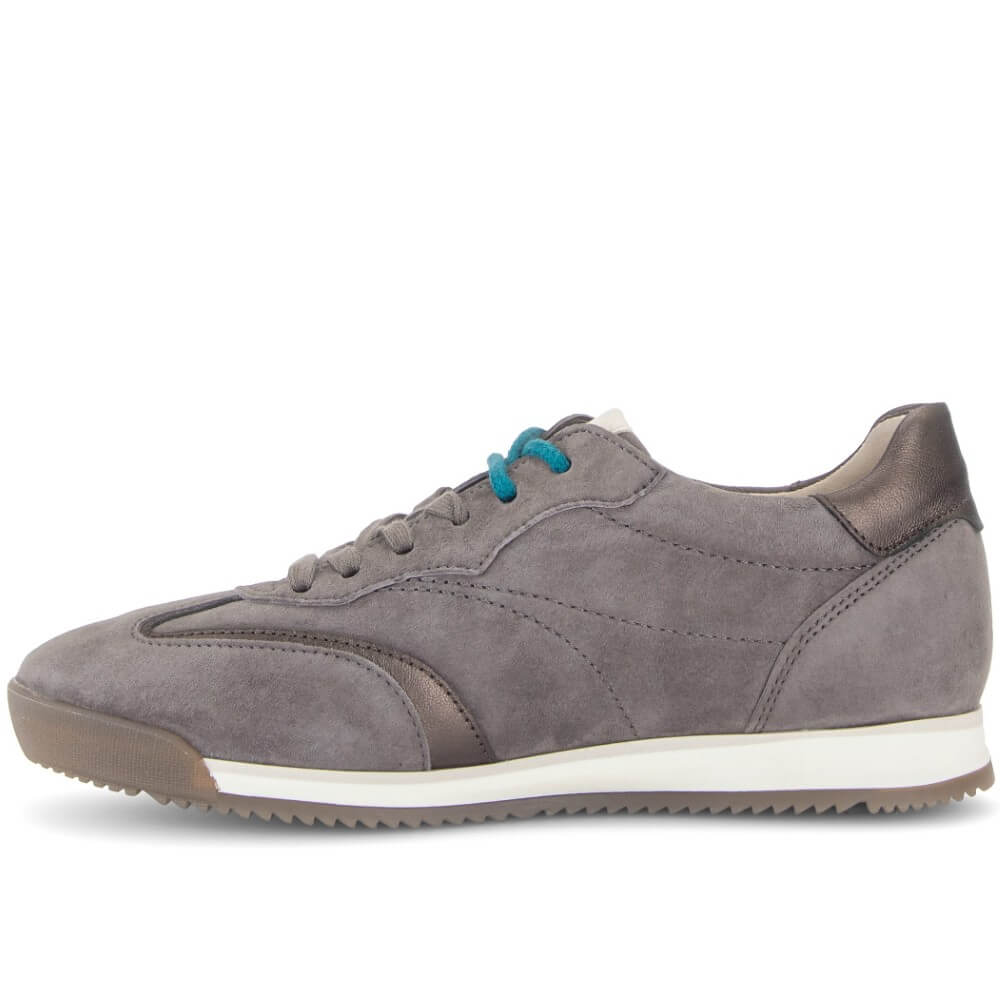 Gabor Spot 6025.02 Taupe Suede Trainers