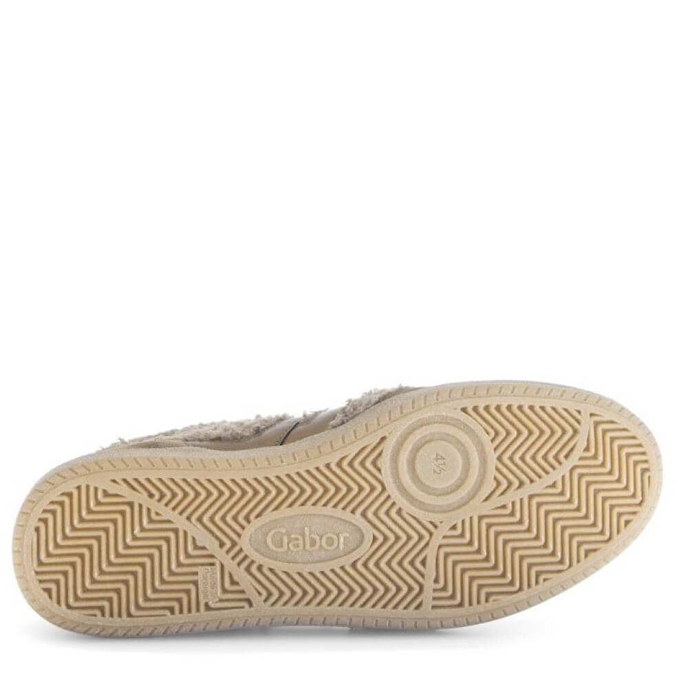 Gabor West Leather Trainer 73.300 Teddy Light Bronze