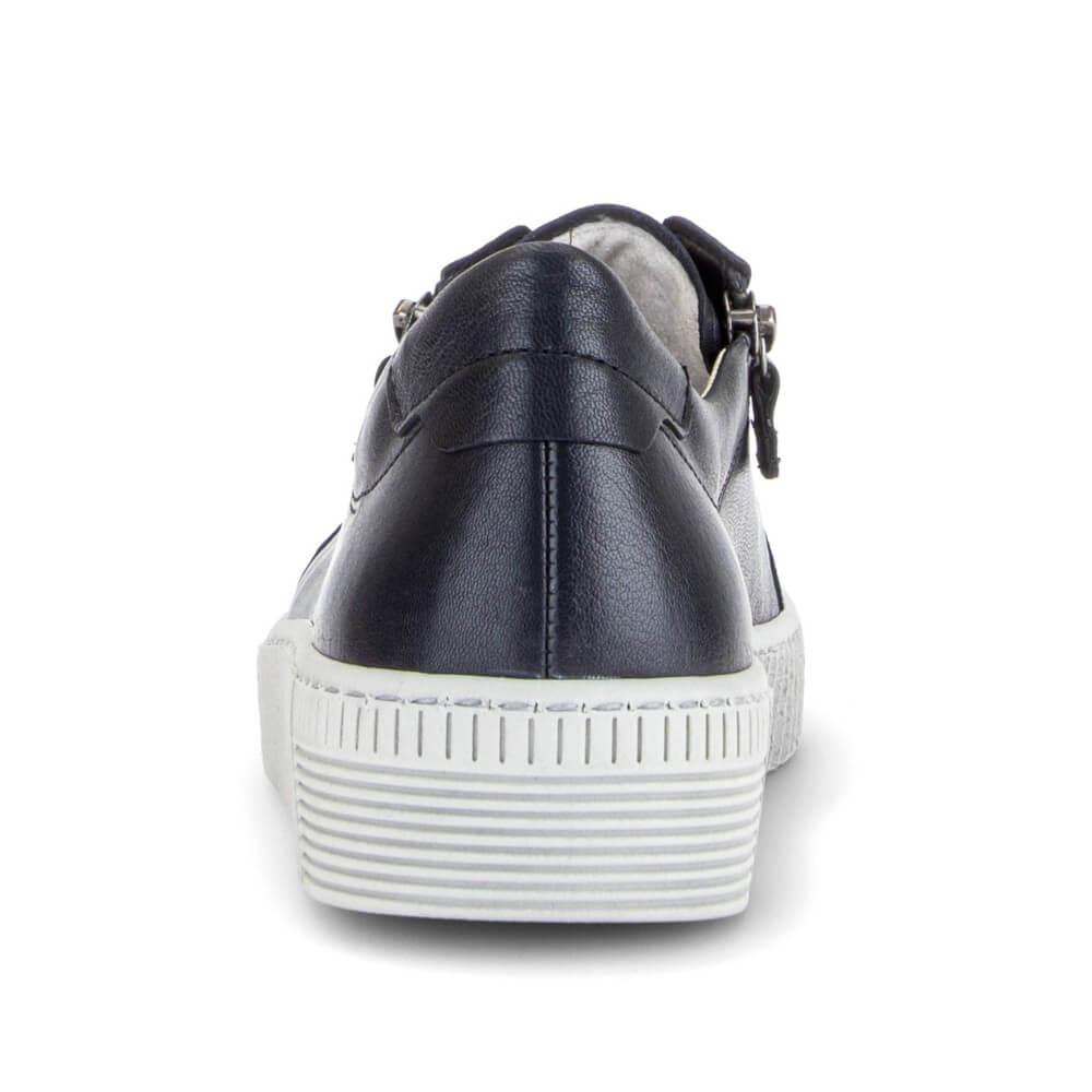 Gabor Wisdom 6010.02 Navy Leather Trainer