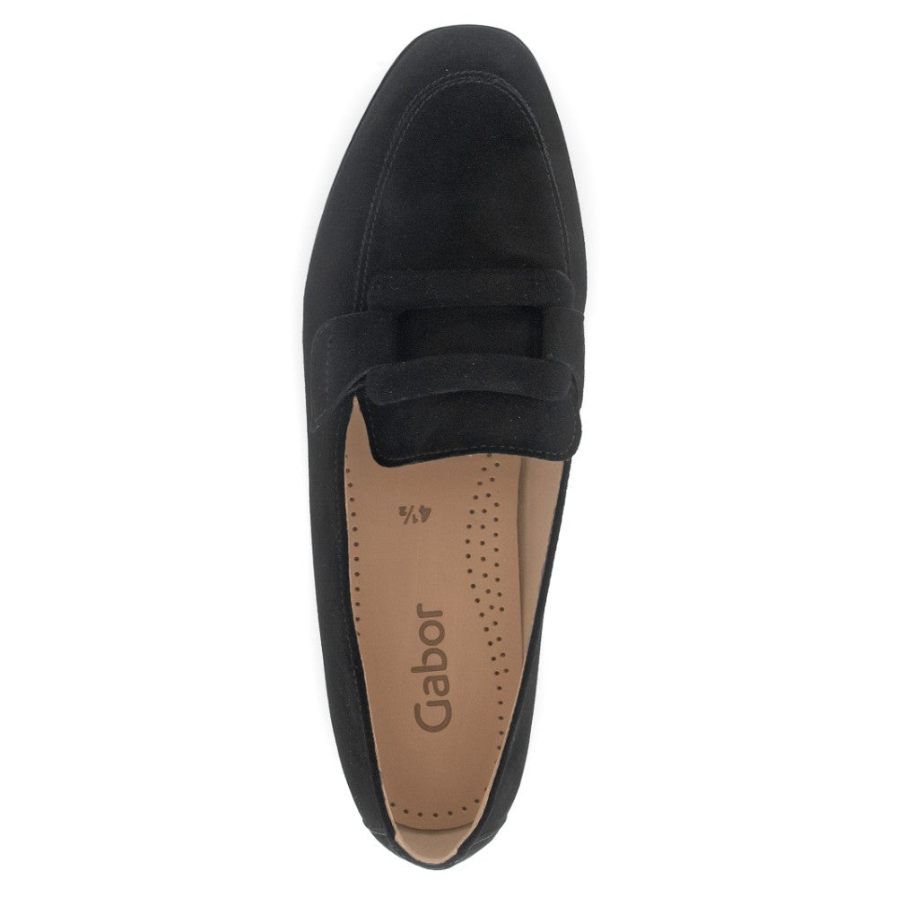Gabor Breanne Loafer 75.273 -Black Suede