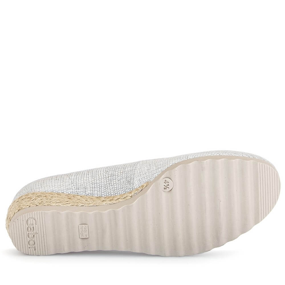 Gabor Epworth Wedge 62.641 GABOR-WHITE GOLD
