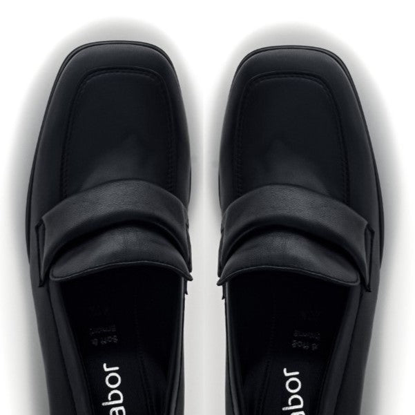 Gabor Play Block Heel Loafer 35.290-BLACK