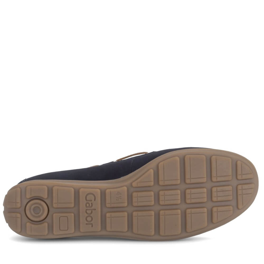 Gabor Evie 82.442 Moccasin Navy Blue Suede