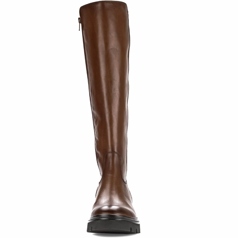 Gabor Match 71.859 Brown Knee High Boot Crafted from premium