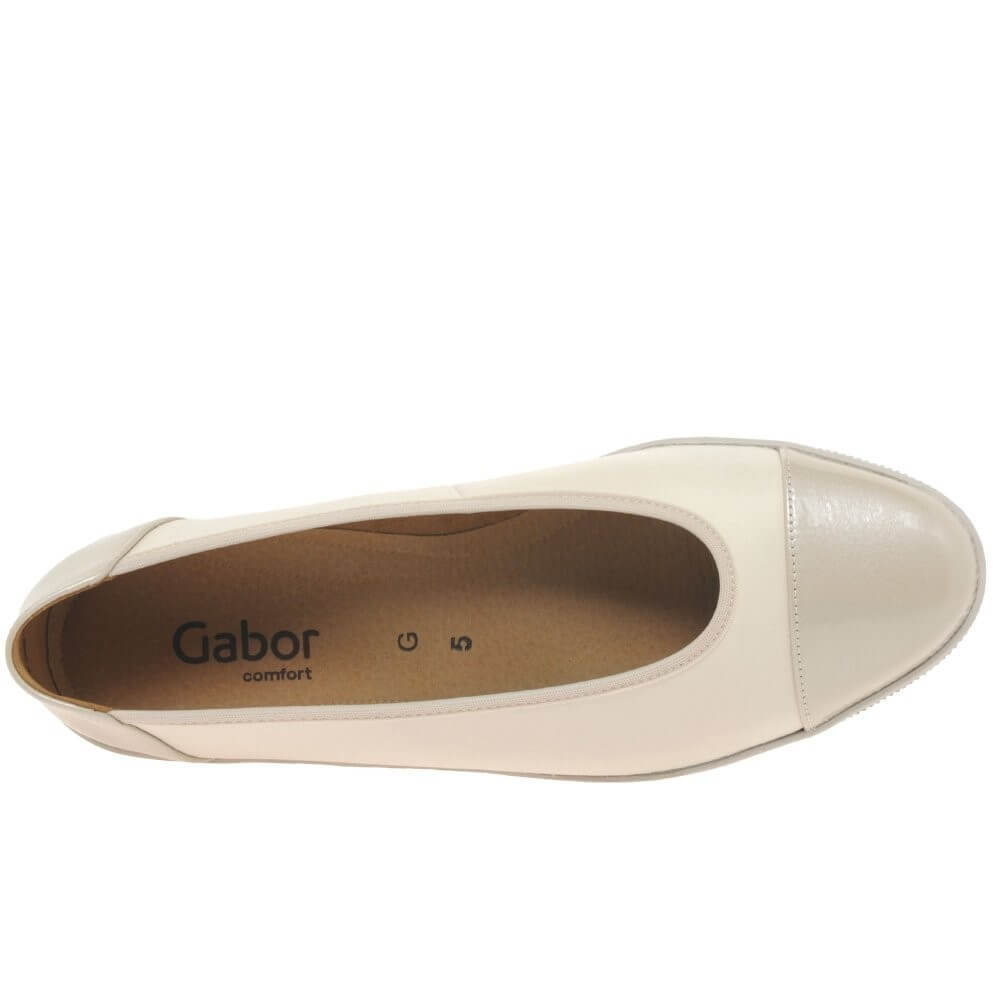 Gabor Petunia 86.042 Leather Pumps Beige, Ivory